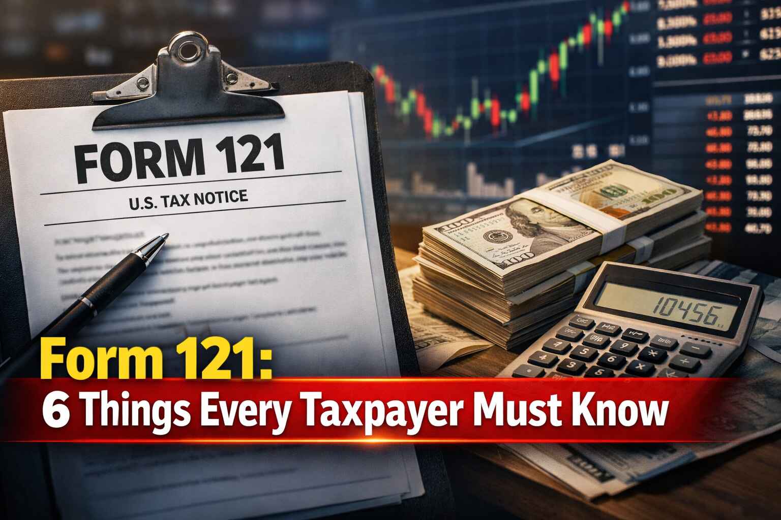 Form 121 and taxes